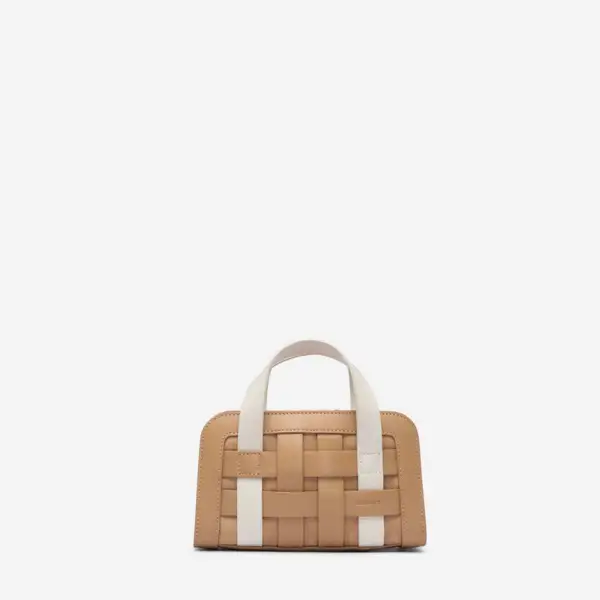 Woven mini, latte