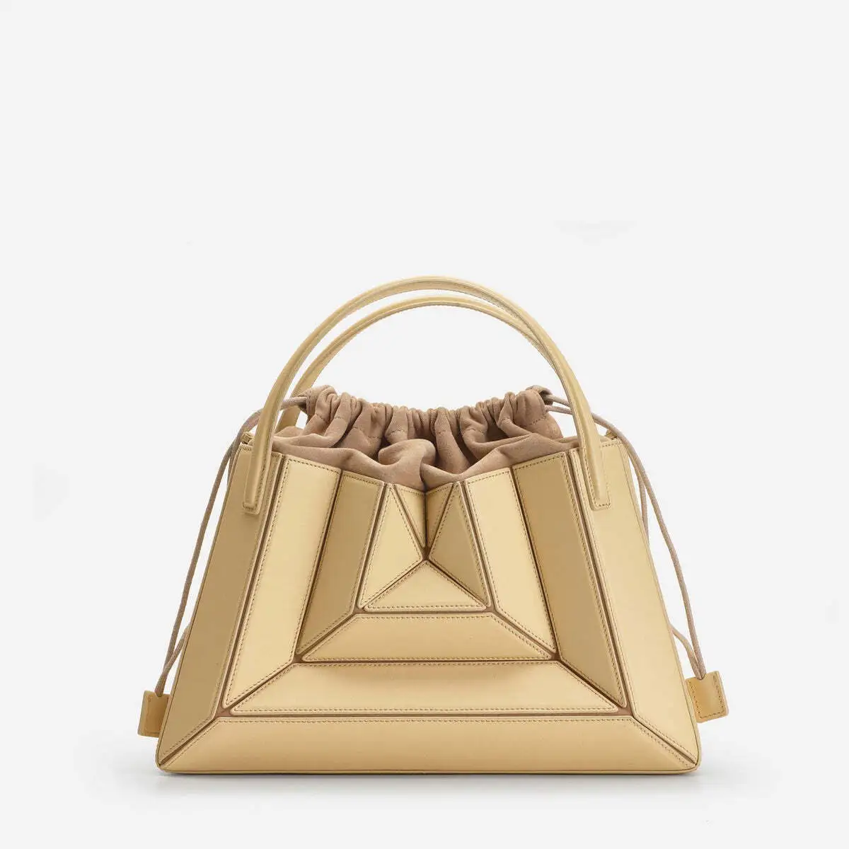 Trapez tote, butter